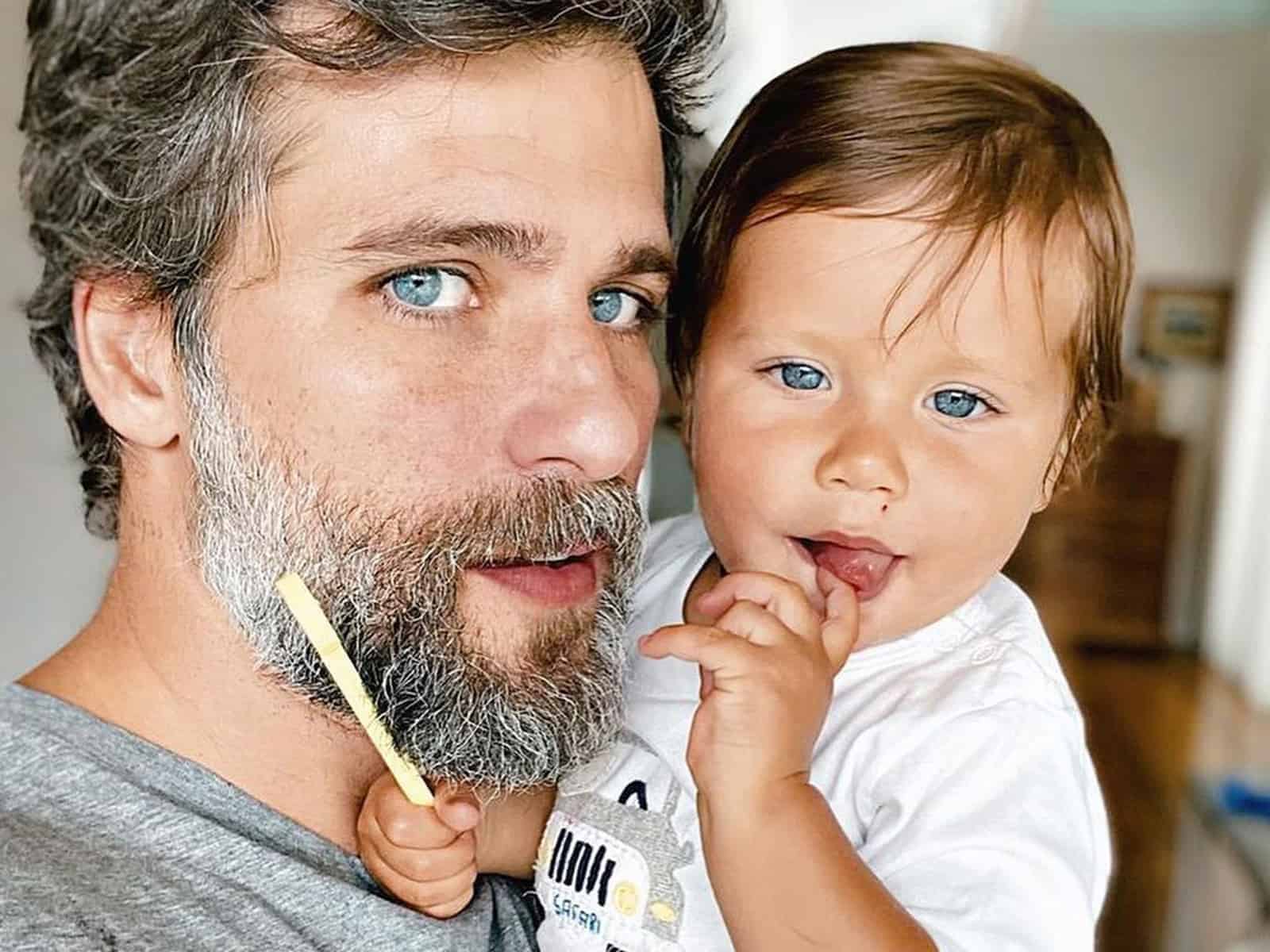 Bruno Gagliasso e seu filho Zyan
